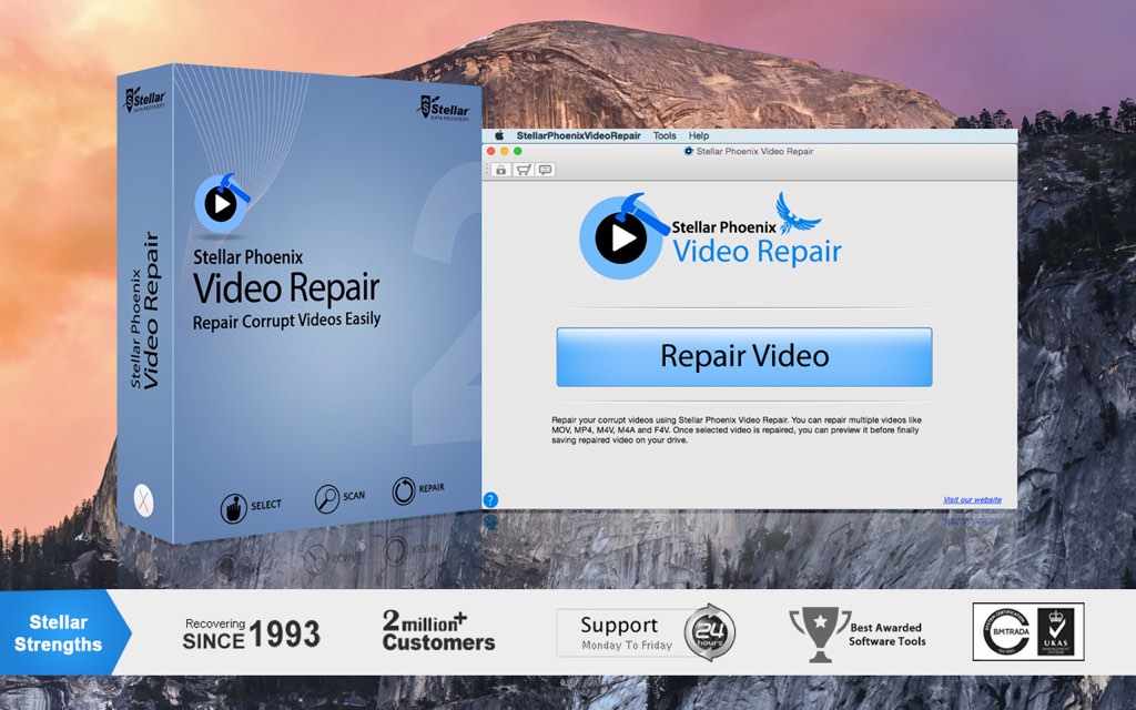 stellar repair for video mac